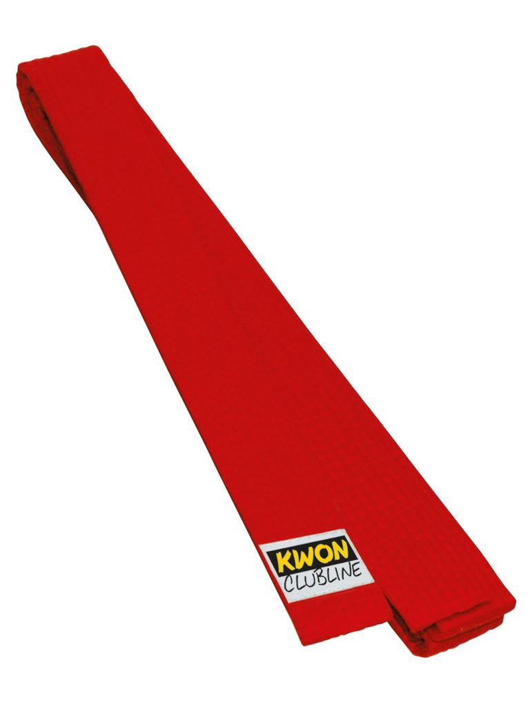 Softgürtel. einfarbig rot 160