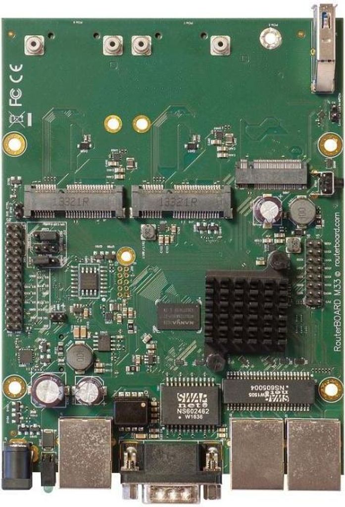 MIKROTIK Mikrotik RBM33G kabelgebundener Router Schwarz, Produktbild 