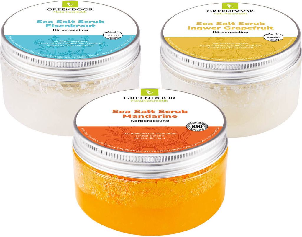 GREENDOOR Körperpeeling Sea Salt Scrub Set FRESH