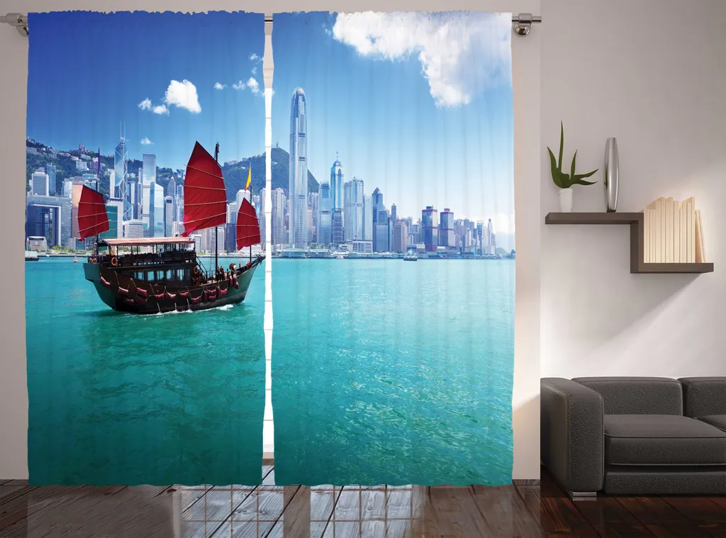 Rideau Occultant Hong Kong 280x225cm : Stop au Vis-à-vis avec Style