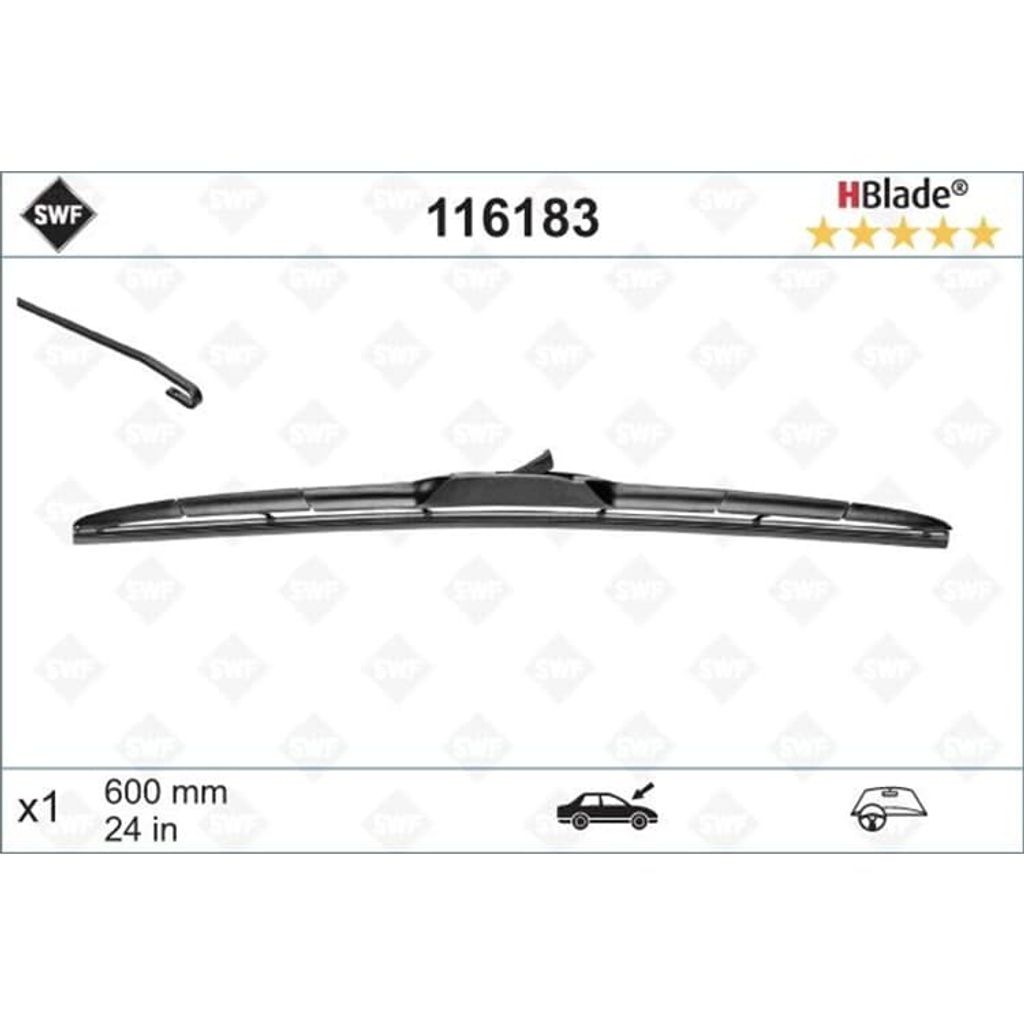 SWF DAS ORIGINAL Scheibenwischer Wischblatt für OPEL INSIGNIA Caravan 600mm