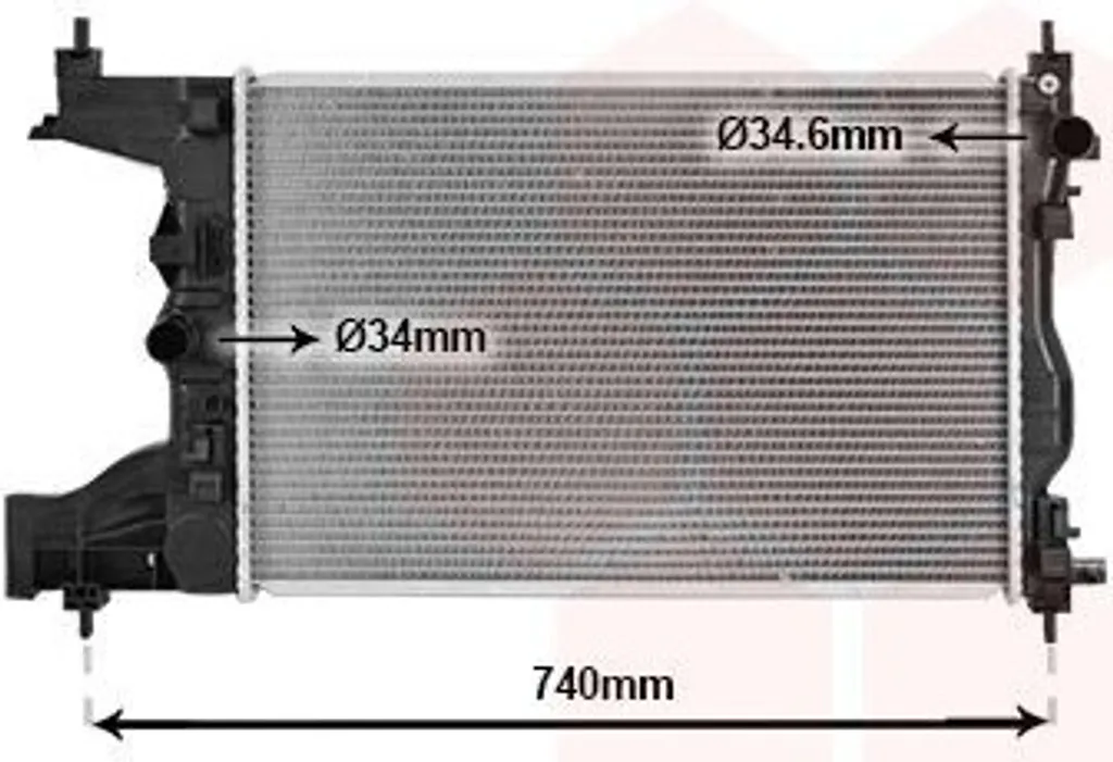 Évitez la surchauffe : Radiateur moteur Chevrolet Cruze J300 J305