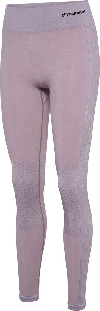 HUMMEL hmlCLEA SEAMLESS MID WAIST TIGHTS, NIRVANA MELANGE, XS