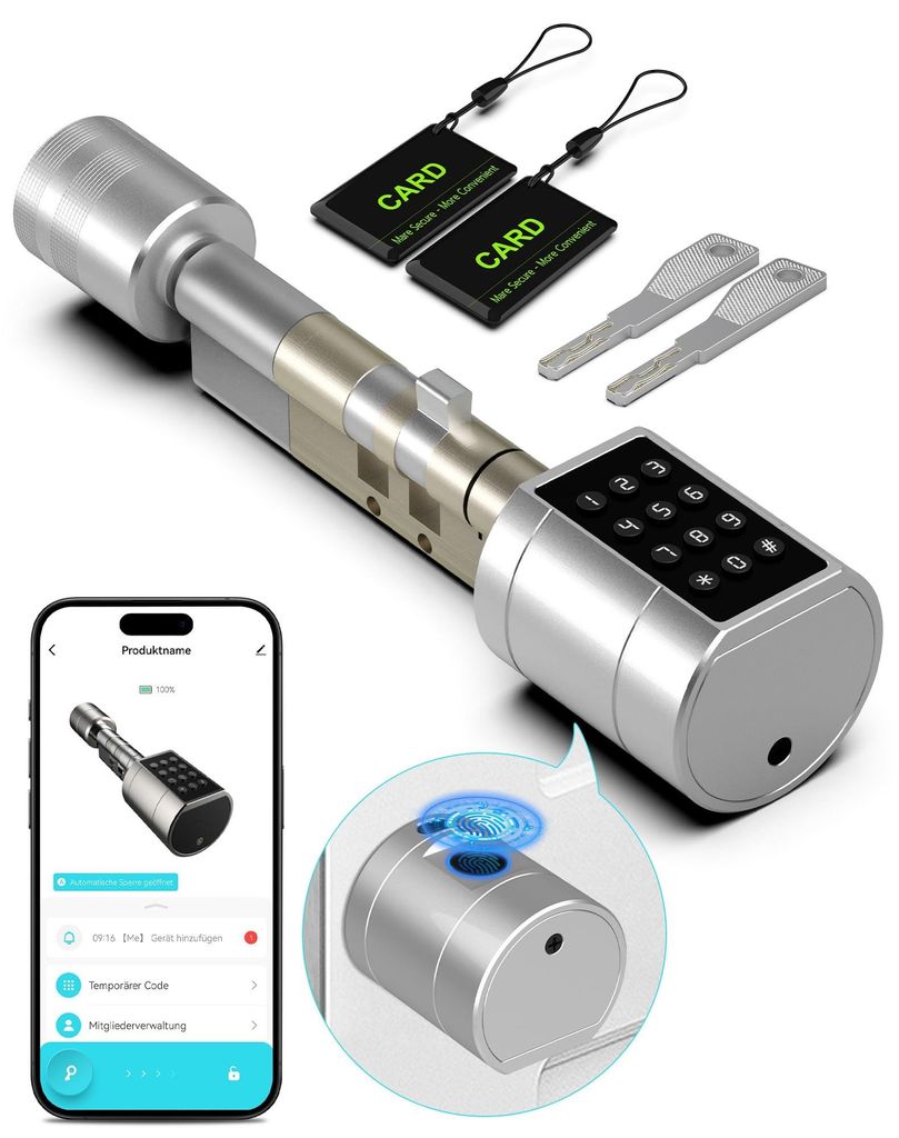Fingerabdruck Smart Lock, Elektronisches Türschlos Produktbild 