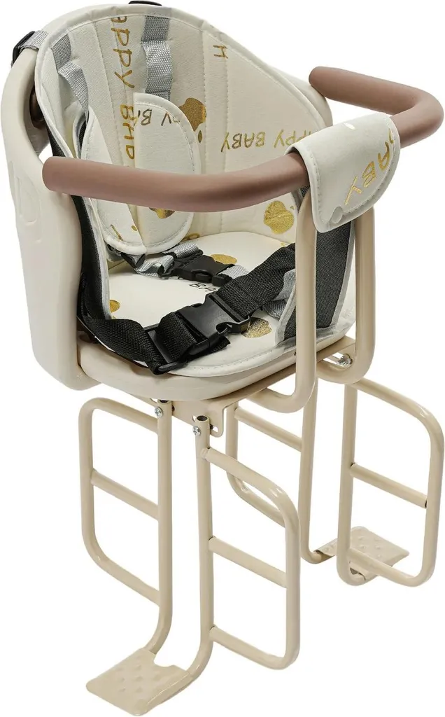 Seggiolino Bici Bambino Beige Marrone: Sicurezza Max, Prezzo Giusto