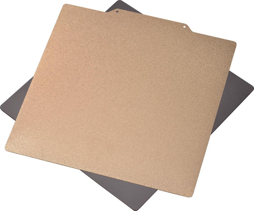 Flexible Bauplattform aus Edelstahl mit PEI-Beschichtung, 410 x 410 mm (16,1 x 16,1 Zoll), für Creality CR-MAX 3D-Drucker