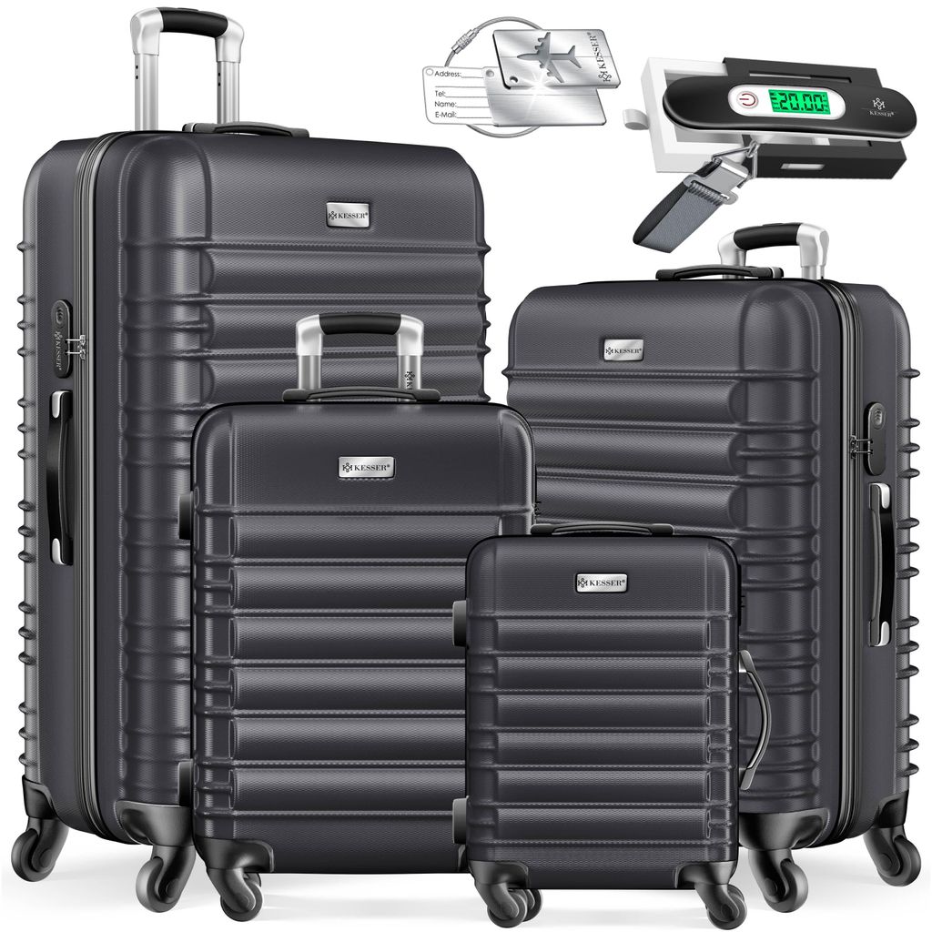 KESSER® 4tlg. Hartschalenkofferset Reisekofferset S-M-L-XL, Produktbild 