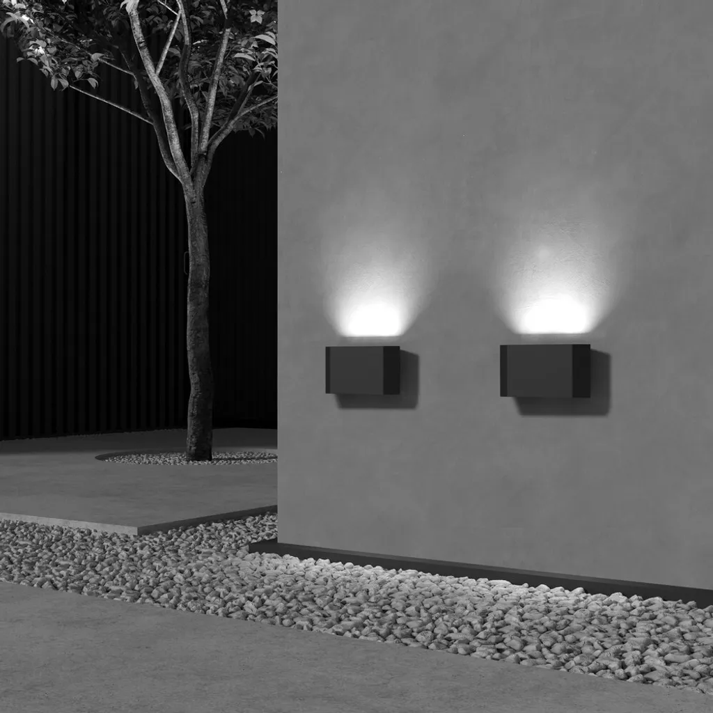 Applique Extérieure LED IP54 Maytoni Pull 5W Graphite Blanc Chaud
