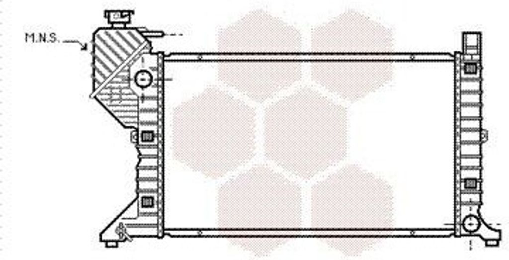VAN WEZEL 30002183 Kühler Wasserkühler Motorkühler passend Produktbild 