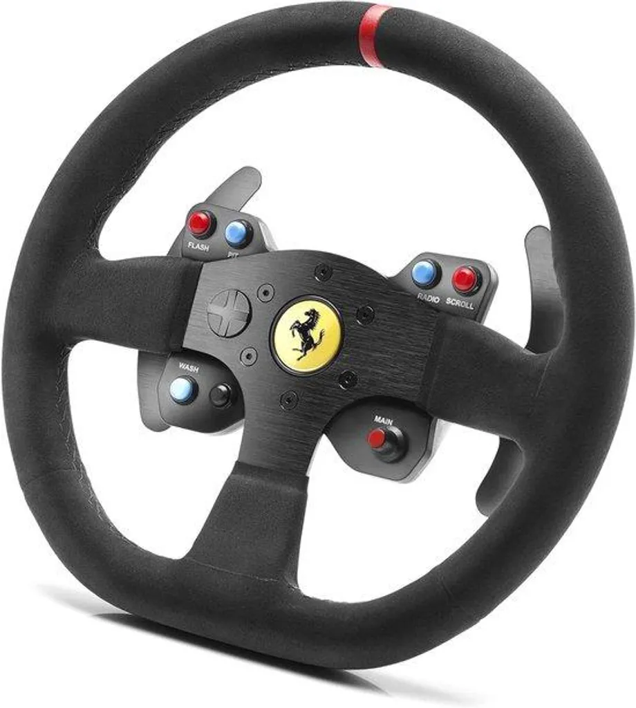 Volant de course Alcantara premium sous licence pour une immersion totale