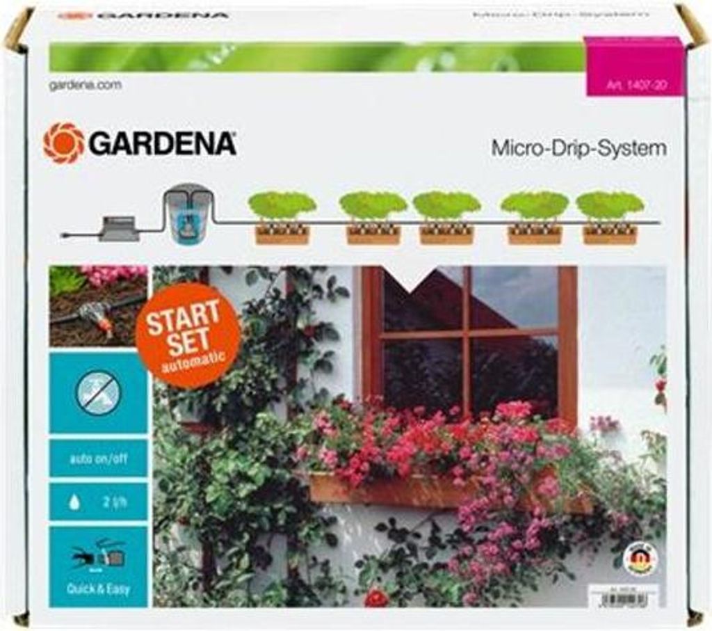 Gardena 1407-20, 10 m, 4,6 mm, Černá, Šedá, Německo Obrázek produktu 
