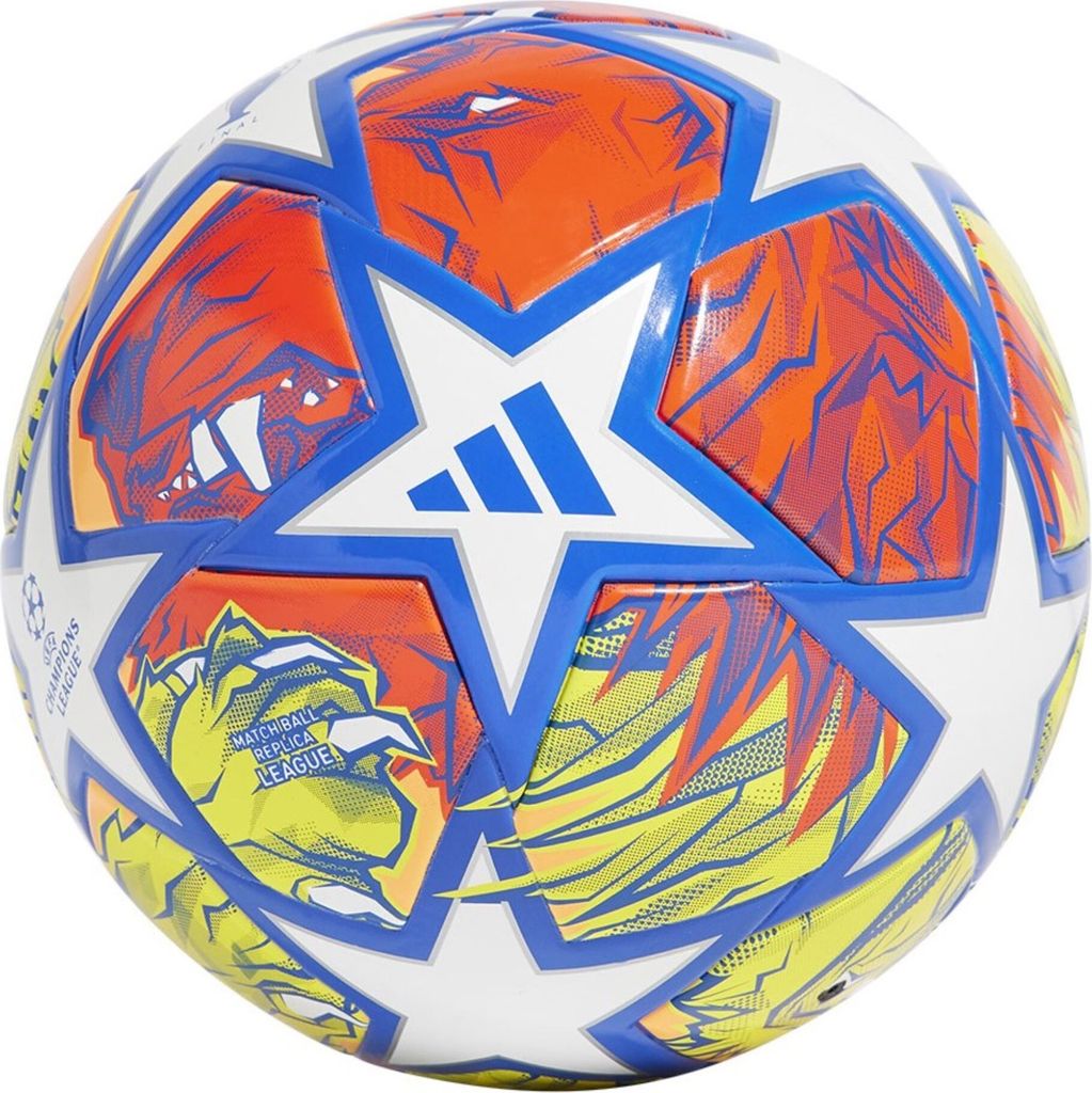 ADIDAS UCL LGE J290 White / Glow Blue / Flash Orange 4
