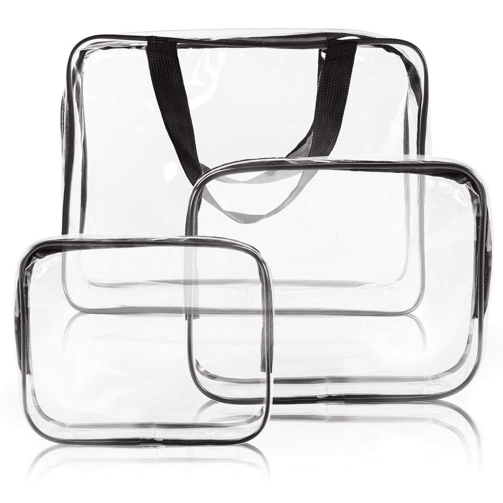 Kulturtasche Transparent, wasserdichte Produktbild 