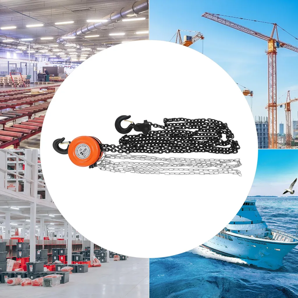 Palan à chaîne manuel 2 tonnes avec levage de 3m - Modèle Pro Industriel - 4