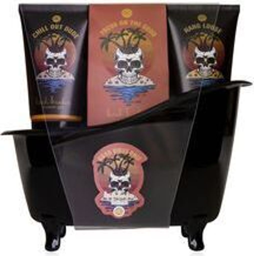 Geschenkset Badeset Pflegeset Wellness Männer Netzschwamm Geschenkidee