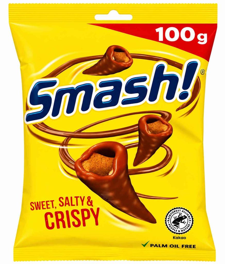 Smash  Sucré, salé et croustillant 100g Image du produit  Image générée par une IA
