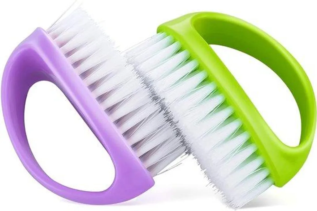 Brosse à ongles robuste pour homme lot de 2 avec poignée facile à saisir