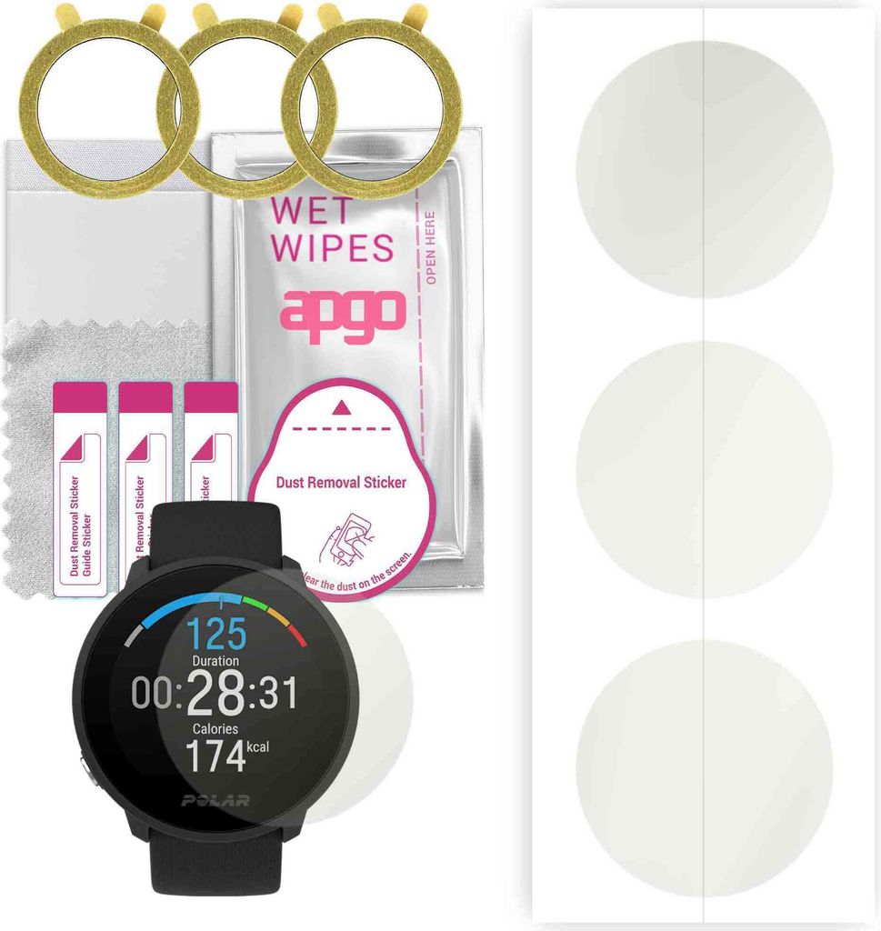 apgo 3 Stück Schutzfolie, Matt, kompatibel mit Polar Produktbild 