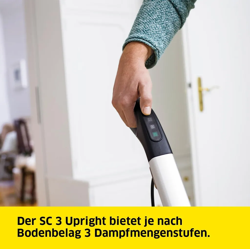Kärcher SC 3 UPRIGHT Balai vapeur 0,5 L 1600 W Noir et Blanc efficace - 21