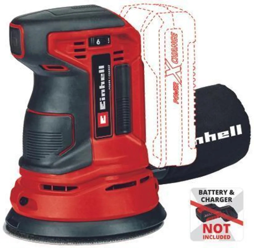 Ponceuse excentrique sans fil Einhell TE-RS 18 Li - Solo 18V sans accu
