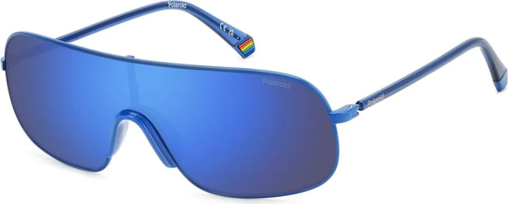 Polaroid PLD 6222/S Lunettes de soleil Bleues Verres Polarisés Antireflet