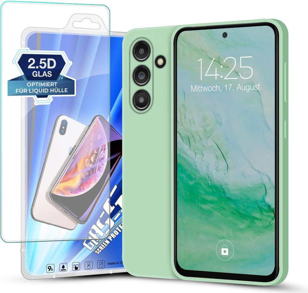 Hülle für Samsung Galaxy S23 FE mit 9H Displayglas Produktbild 