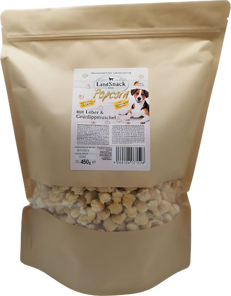 LandFleisch Popcorn mit Leber und Grünlippmuschel 450 g