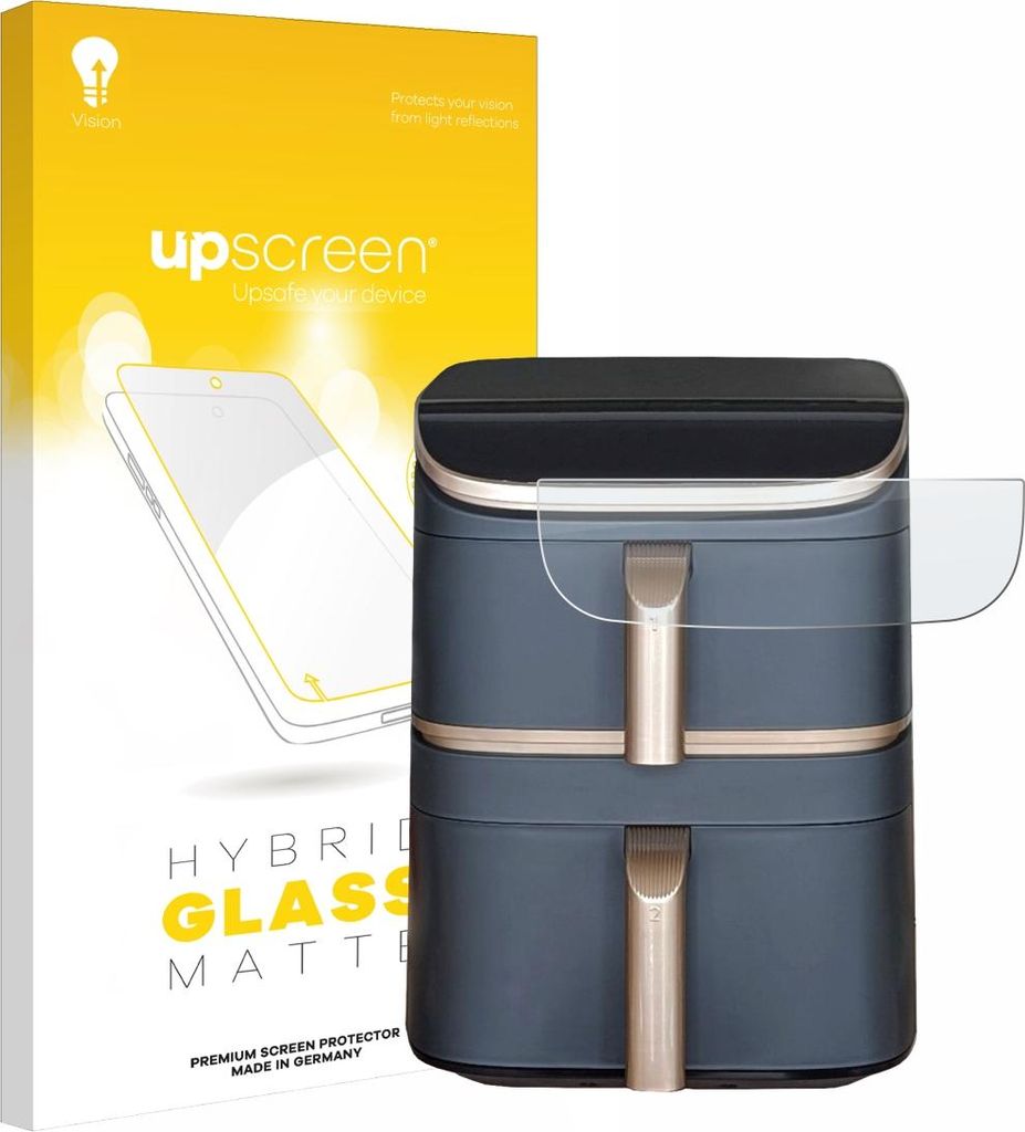 upscreen Entspiegelungs Schutzglas für Cosori Turbo Tower Pro Schutzfolie Panzer Folie Glas Display Schutz matt