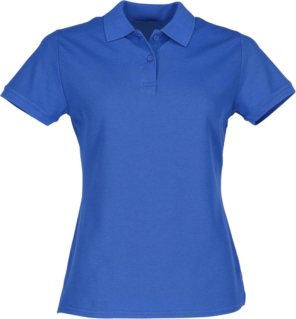 LADIES PREMIUM POLO | Damen Poloshirt aus 100% Baumwolle, Feminine Passform, Kurzarm, Seitenschlitze, Ideal für Freizeit & Business