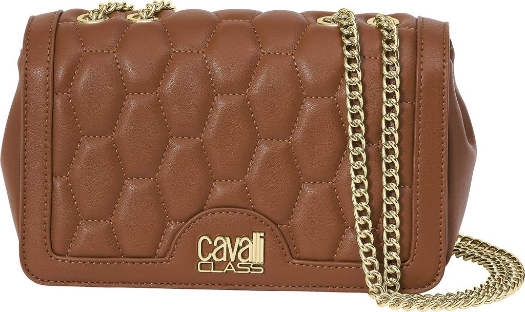 Cavalli Class Gepolsterte Damen-Schultertasche mit Kette CCHB0195