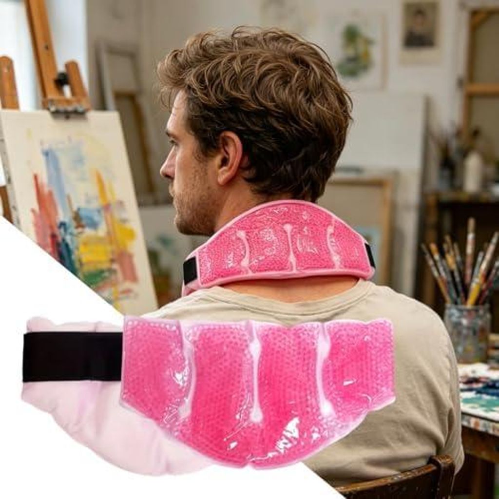 Band, Cold Gel Collar, Ice Wrap, Sweat Absorb Wrap for Gym Training Baseball Running Golf Hiking Cycling Outdoor Sports Summer Heat Relief Performa...