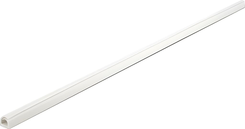 DeLOCK Kabelkanal Mini selbstschließend selbstklebend 10 x 10 mm - Länge 1 m weiß, Weiß, PVC, Klebeband, 10 mm, 1 Stück(e)