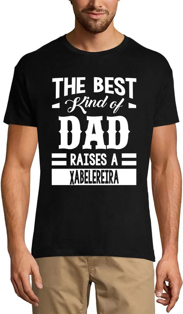 Herren Grafik T-Shirt Die beste Art von Vater zieht eine xabelereira auf – The Best Kind Of Dad Raises A Xabelereira – Öko-Verantwortlich Vintage