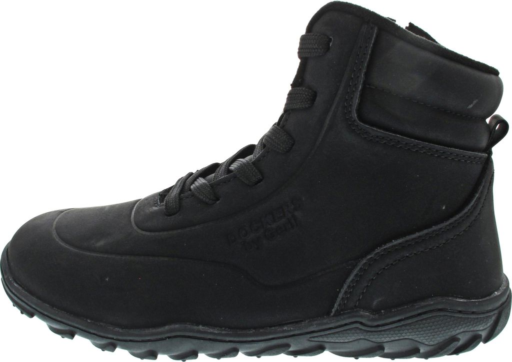 Stivale stringato Dockers con fodera fredda in nero, taglia Immagine del prodotto 