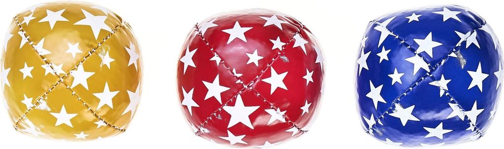 Eureka Jonglierbälle Spielzeug Set Junior - Acrobat 3 Stück 80g blau rot gelb