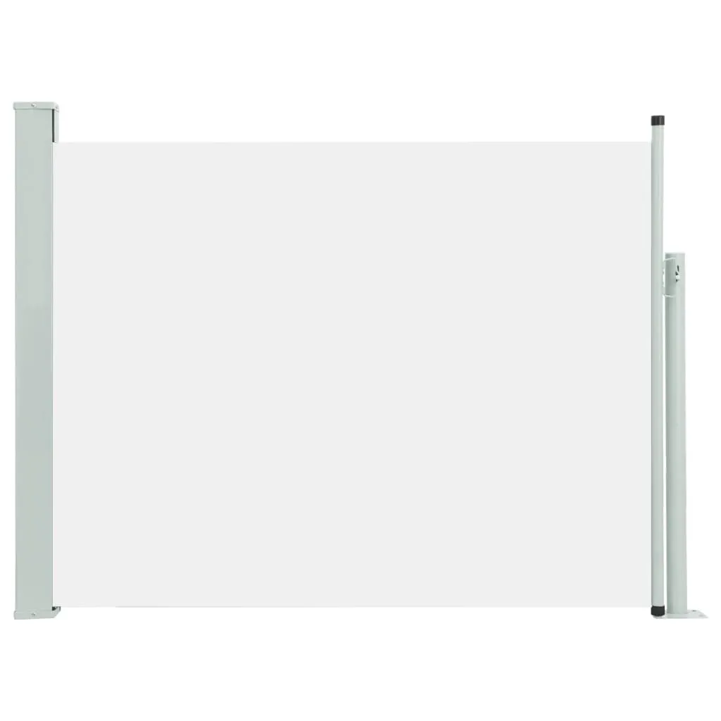 Tenda Laterale Retrattile 140x500 cm Crema - Sicura e Resistente