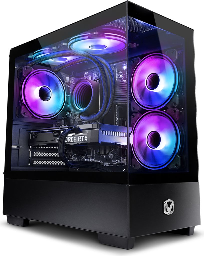 Vibox IV-450 Gaming PC - AMD Ryzen 7 5700X 4,6 GHz - Radeon RX 9070 16 GB - 16 GB RAM - 1 TB NVMe M.2 SSD - Windows 11 - WiFi