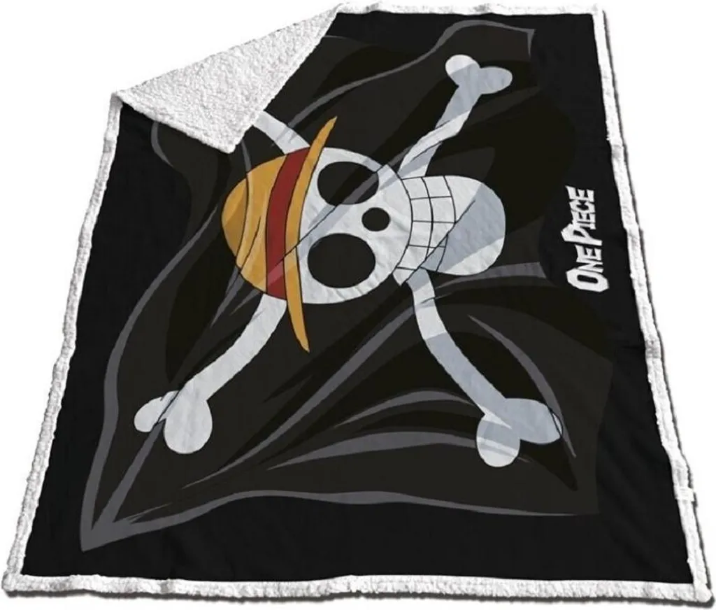 Couverture One Piece Sherpa épaisse 130x170 cm toucher velours très doux