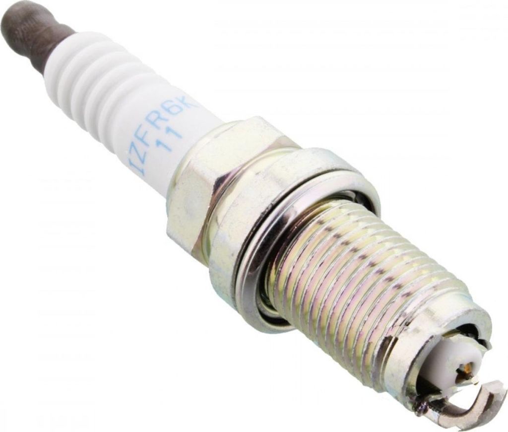 Zündkerzen Set NGK 2x IZFR6K11 Iridium-Zündkerze entstört, 19,0mm Langgewinde Ø 14,0mm Hex 16,0mm, Elektrodenabstand 1,10mm, Wärmewert 6, 6994