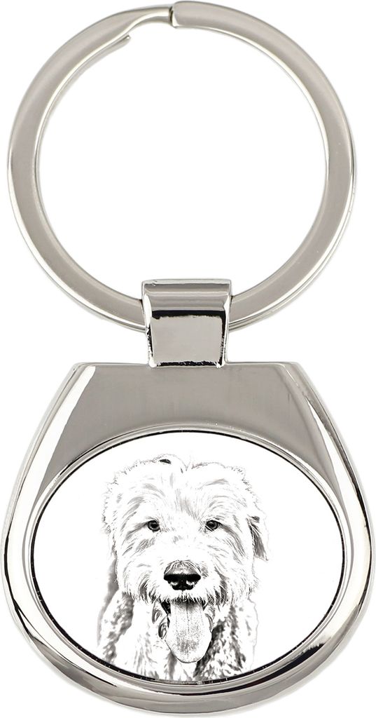 Old English Sheepdog - Schlüsselanhänger mit Hund, Anhänger mit Aufdruck, personalisierter Anhänger der Marke Art-Dog