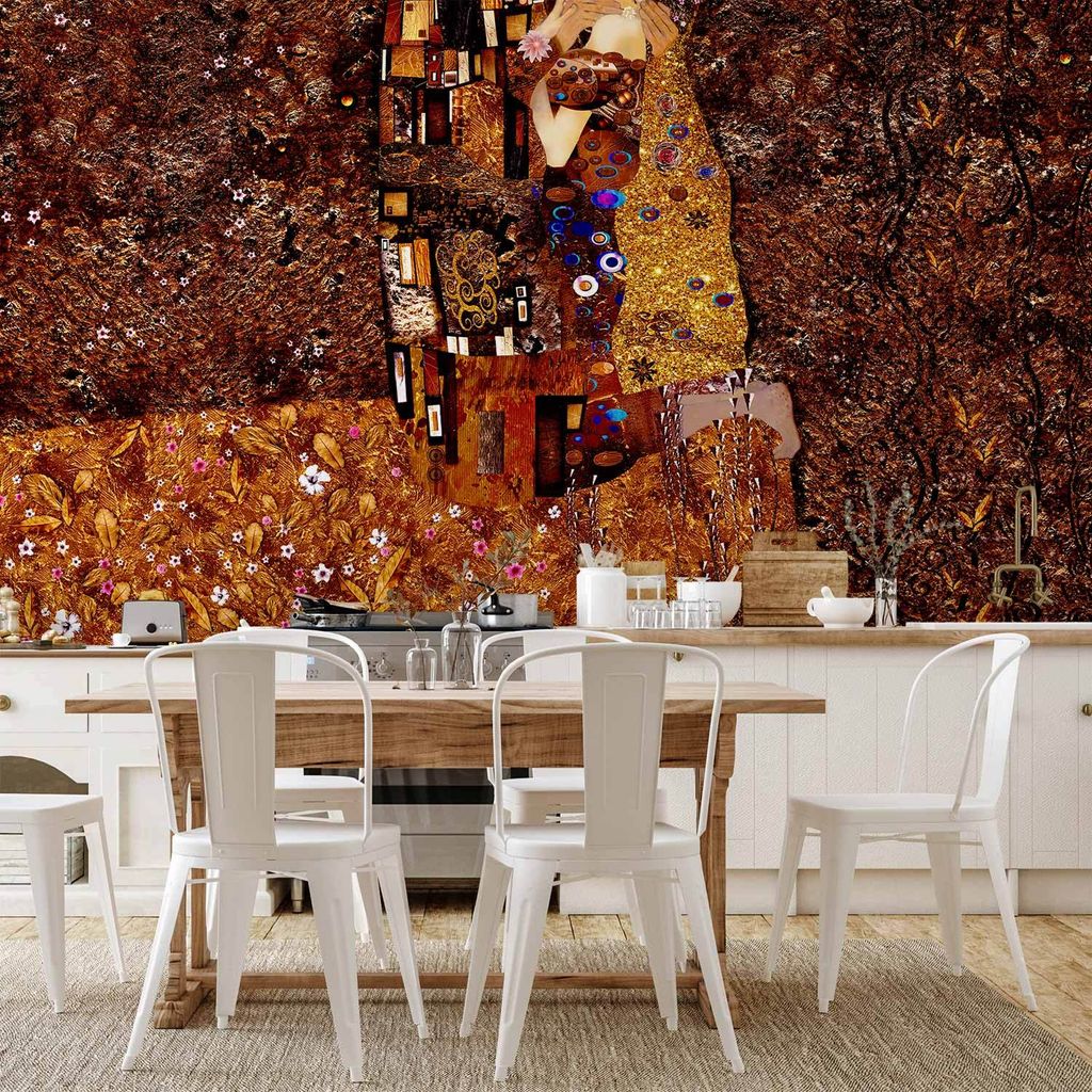 Vlies Fototapete - Klimt inspiration - Image of Love 200x140 cm Menschen l-A-0001-a-c