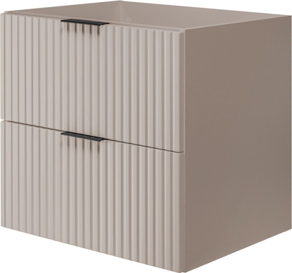 Rodan | Mobile da bagno 60 cm | Beige opaco | L/P 60/57/46 Immagine del prodotto 