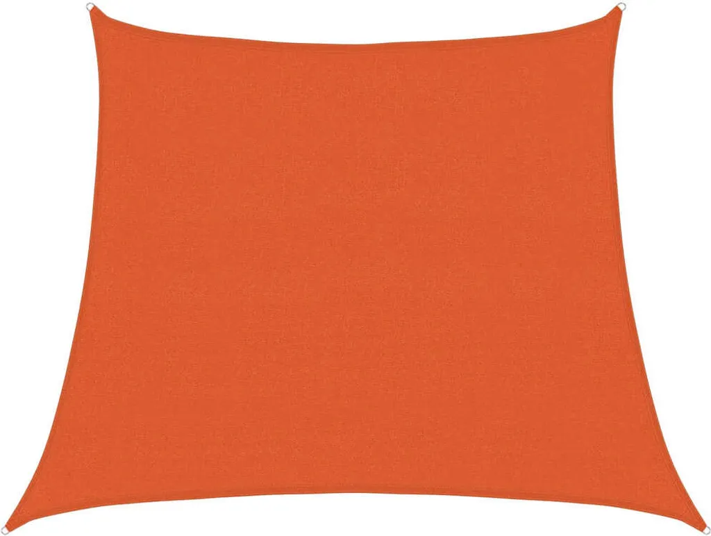 Tenda da Sole vidaXL Trapezoidale 160g/m² HDPE Arancio - Comfort Estivo