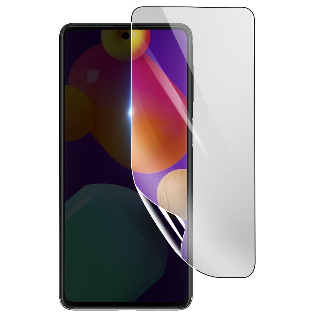 3mk, Stoß- und kratzfester Hydrogel Bildschirmschutz für Samsung Galaxy M62, Transparent