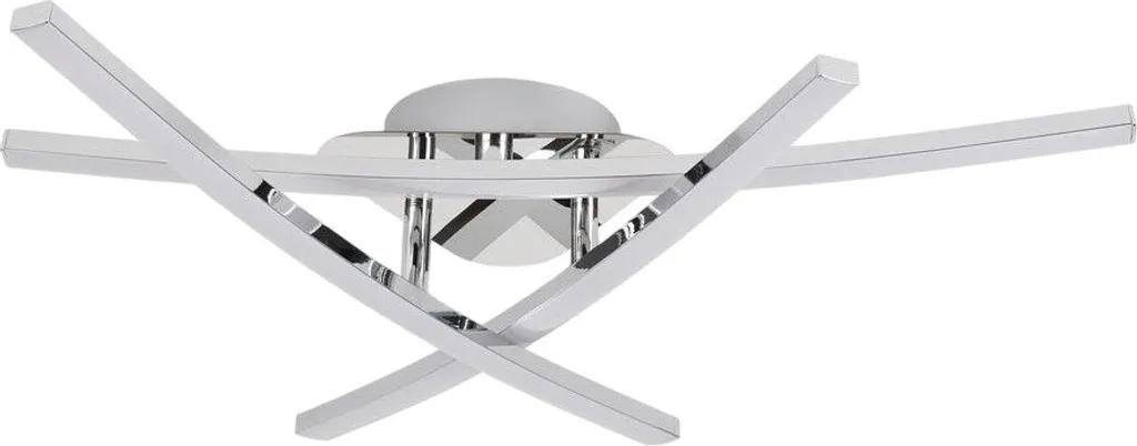 Grand Plafonnier Carré LED 50x50 cm 18W Blanc Chaud pour Salon