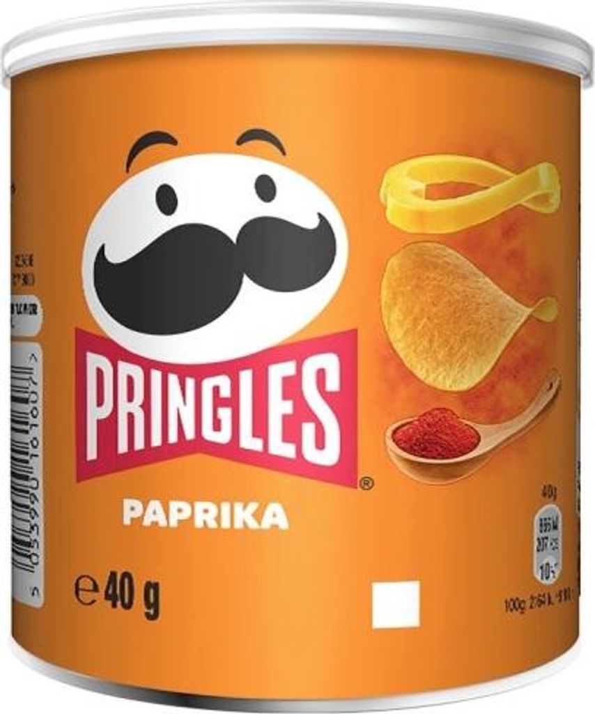 Pringles Sweet Paprika Stapelchips mit süß würzigem Produktbild 