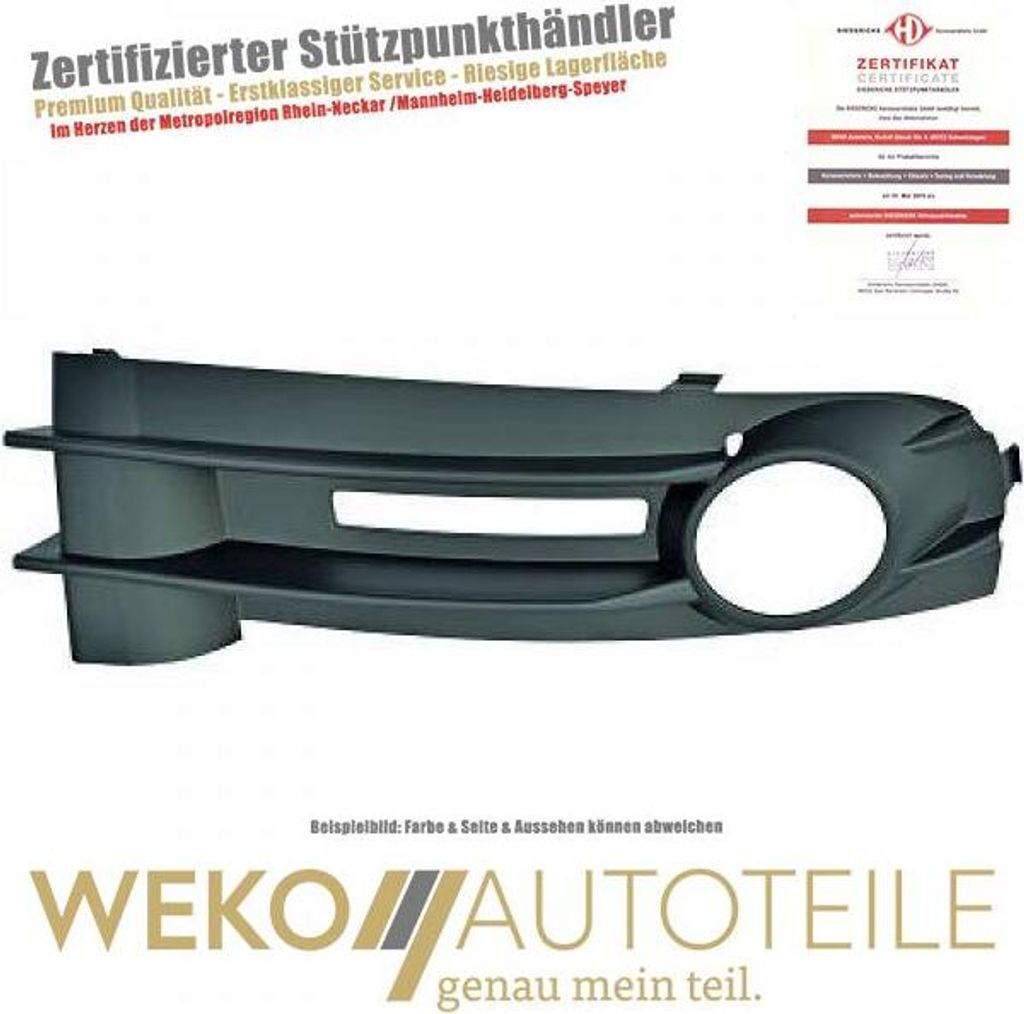 Lüftungsgitter Stoßstange links DIEDERICHS 2205649 für VW