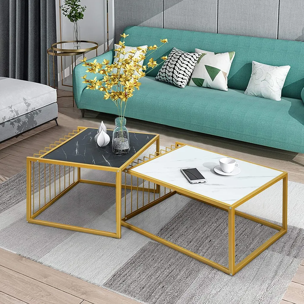 Table d'Appoint Stable et Modulable SETUAL pour Petits Espaces Design - 2