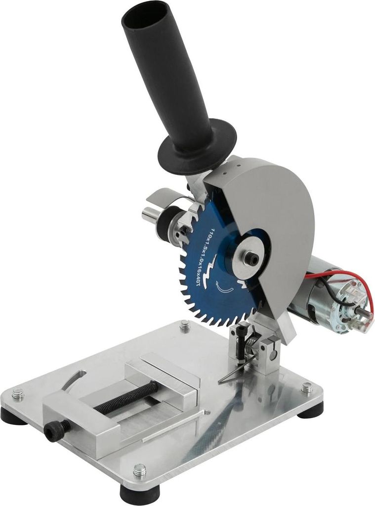 Präzisionssäge - Mini Tischsäge - 96 W - 9000 U/min - Schnitttiefe 2,9 cm - Schnittbreite 4 cm - Winkel 0–45° - DC 12–24 V