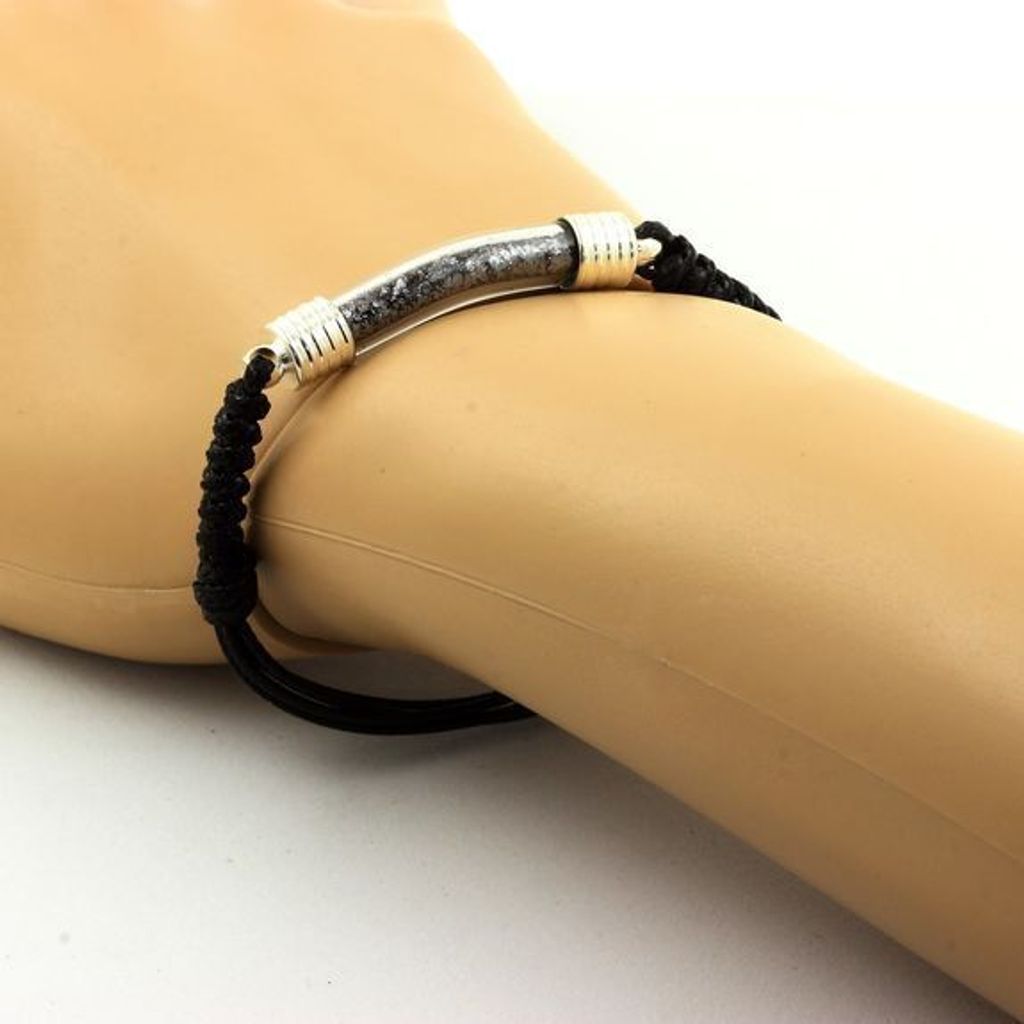 Rohes Hämatit-Armband Allevard, Isère, Frankreich